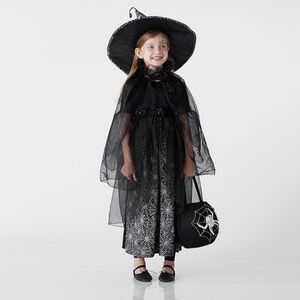 Glow-in-the-Dark Witch Halloween Costume size 4-6Y